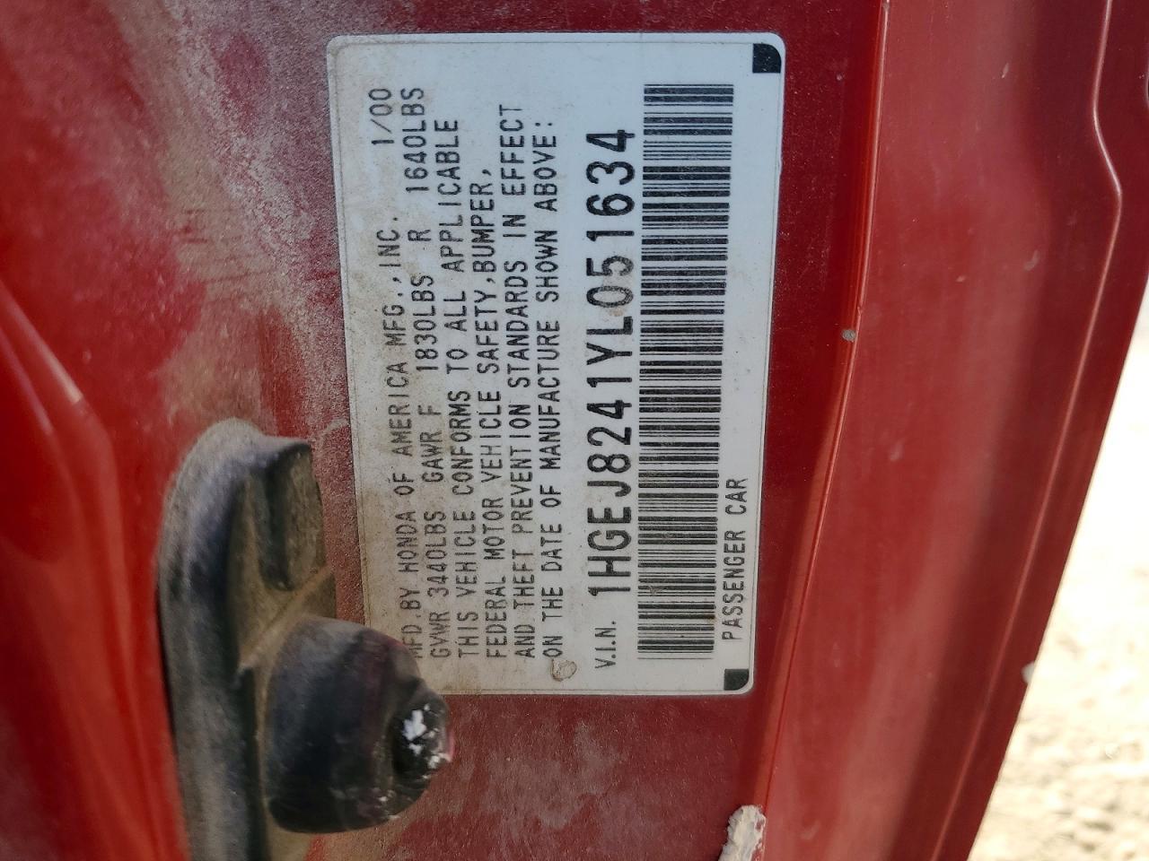 2000 Honda Civic ex