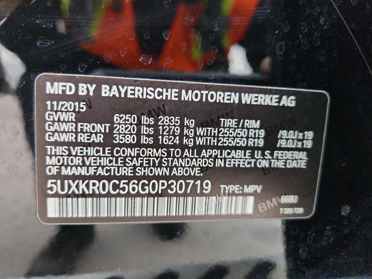 2016 BMW X5 Xdrive35i