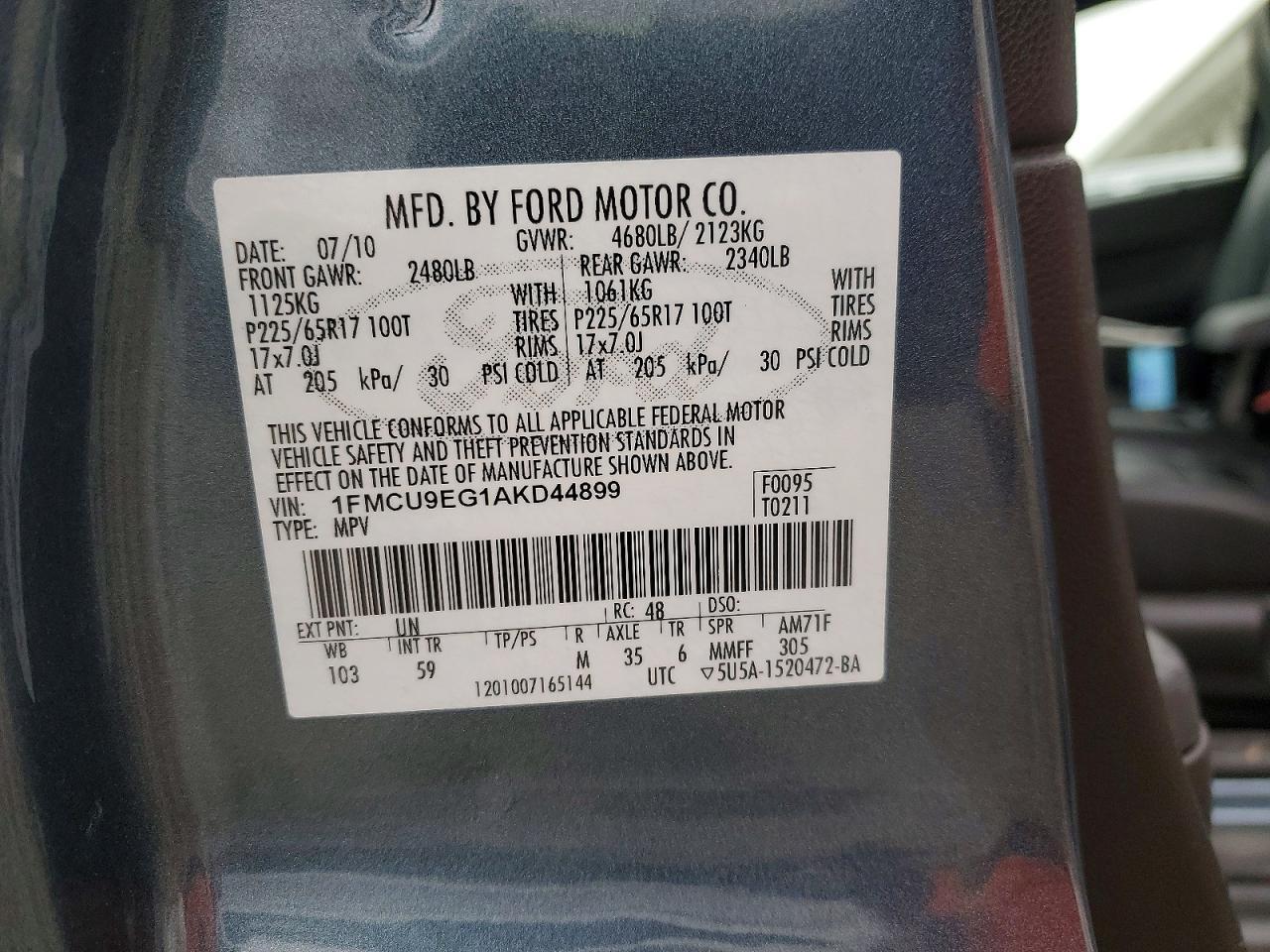 2010 Ford Escape Limited