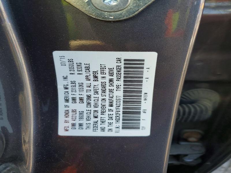 2015 Honda Accord exl