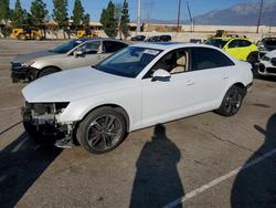 Salvage cars for sale from Copart Rancho Cucamonga, CA: 2019 Audi A4 Premium