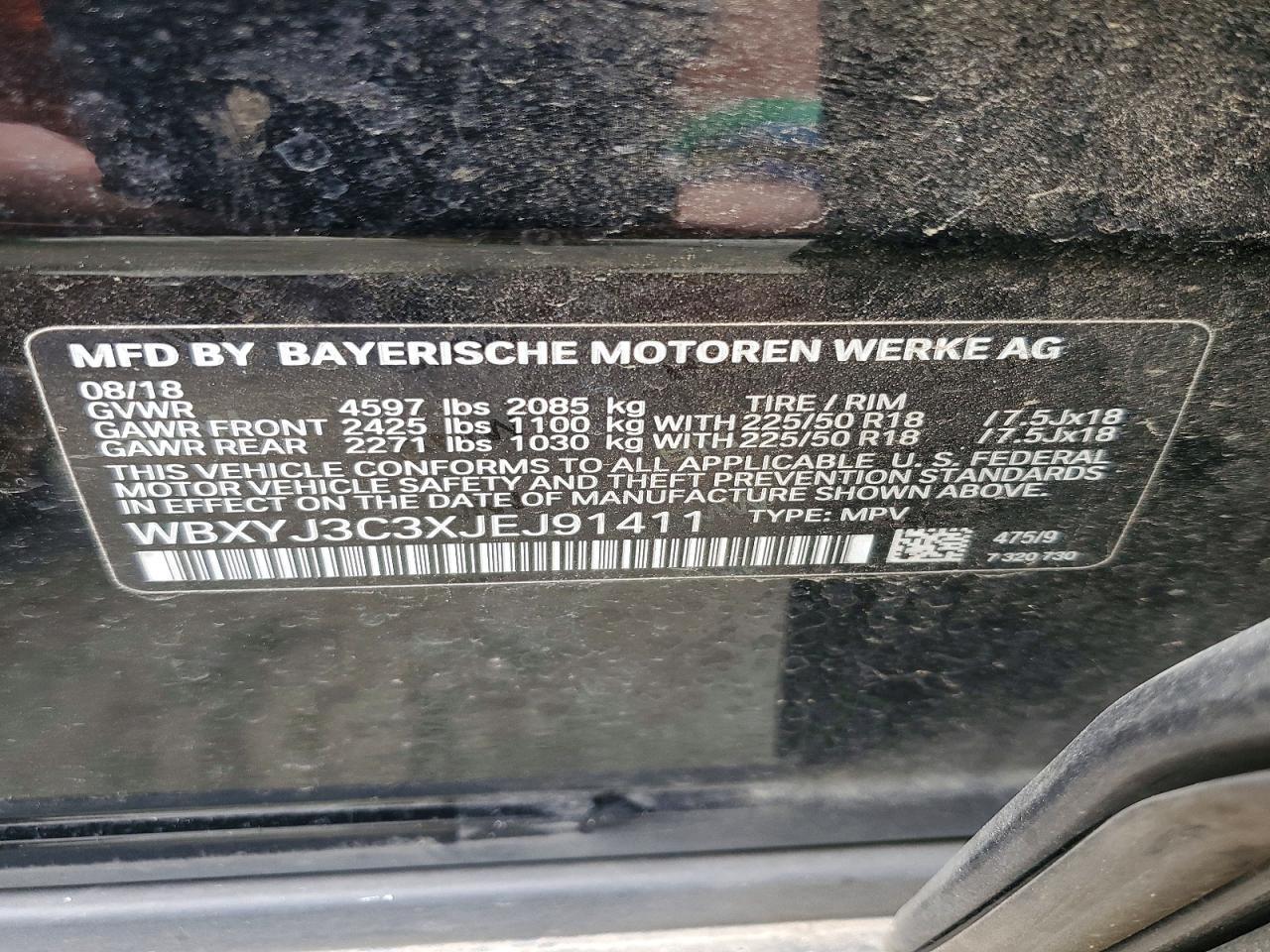 2018 BMW X2 Sdrive28i