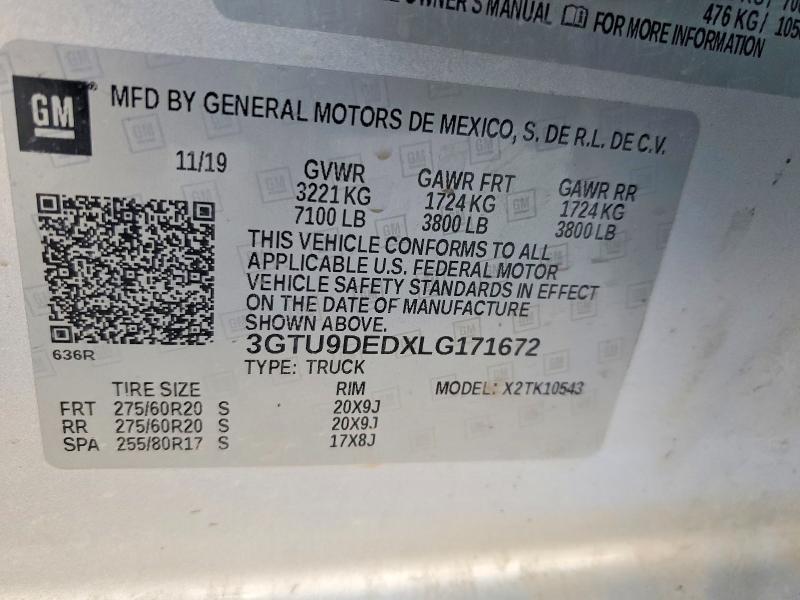 2020 GMC Sierra K1500 slt