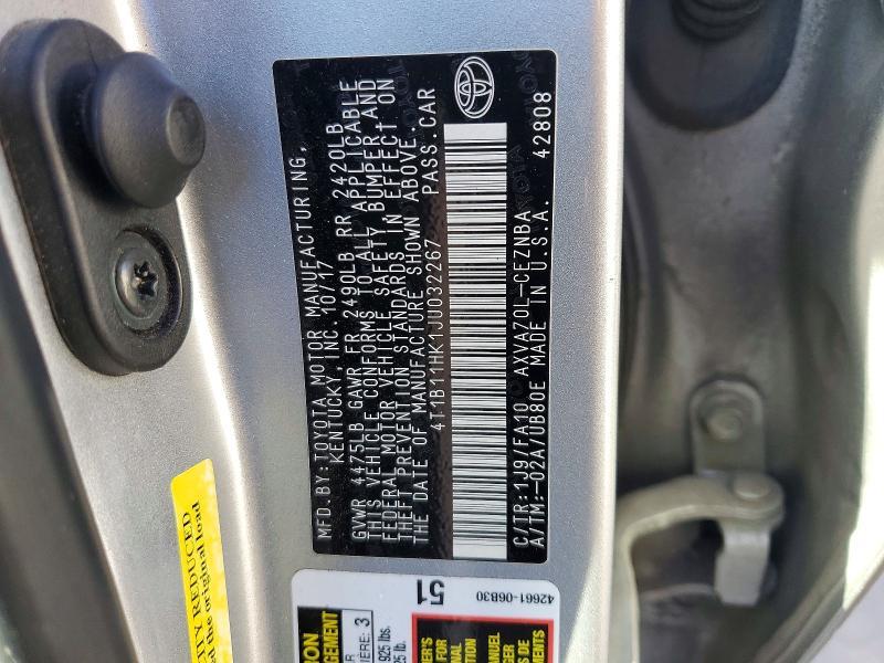 2018 Toyota Camry l
