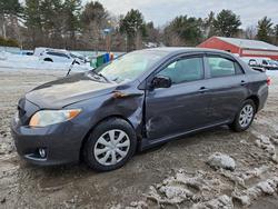 Salvage cars for sale from Copart Mendon, MA: 2009 Toyota Corolla le