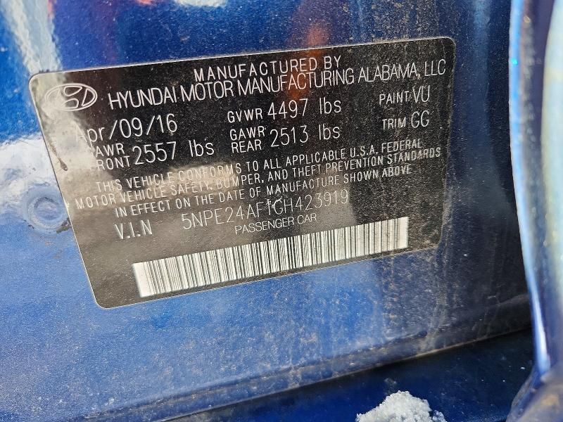 2016 Hyundai Sonata se