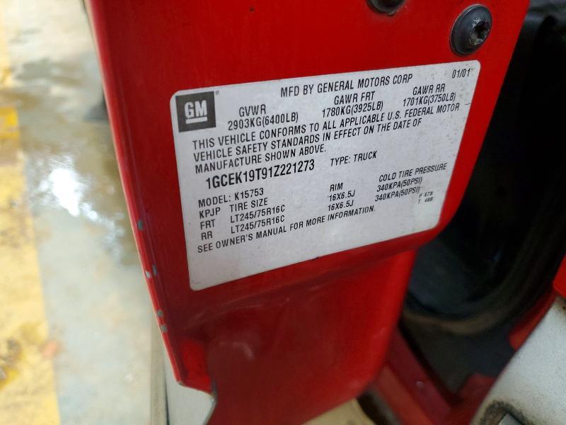 2001 Chevrolet Silverado K1500