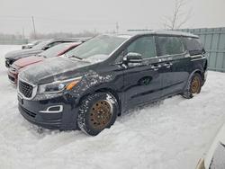 KIA salvage cars for sale: 2019 KIA Sedona lx