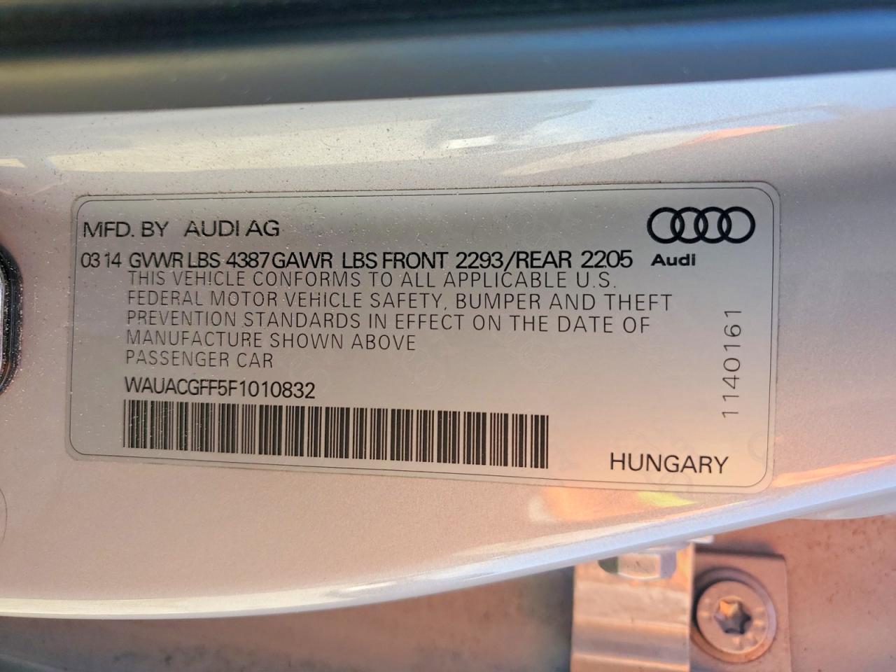 2015 Audi A3 Premium