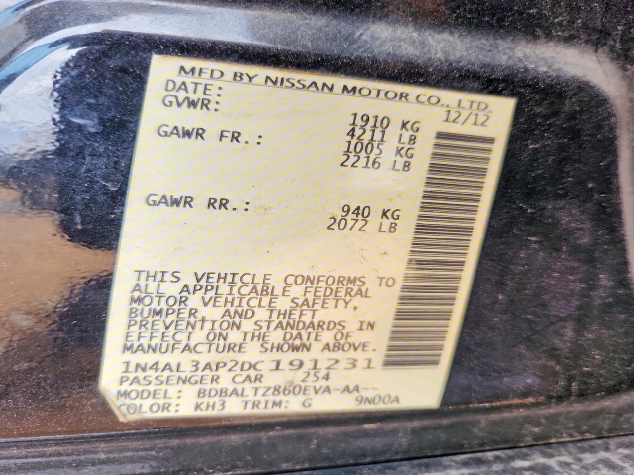 2013 Nissan Altima 2.5