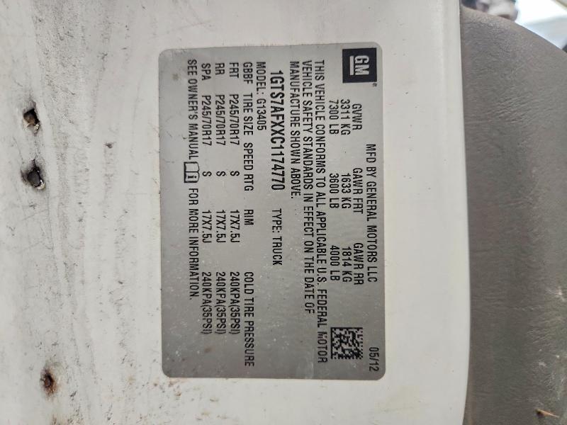 2012 GMC SAVANA1500 Cargo Delivery Van