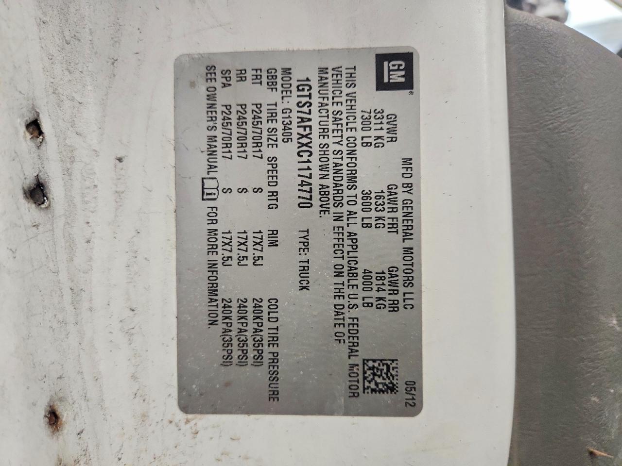 2012 GMC SAVANA1500 Cargo Delivery Van