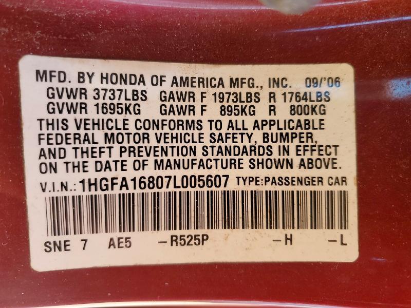2007 Honda Civic ex