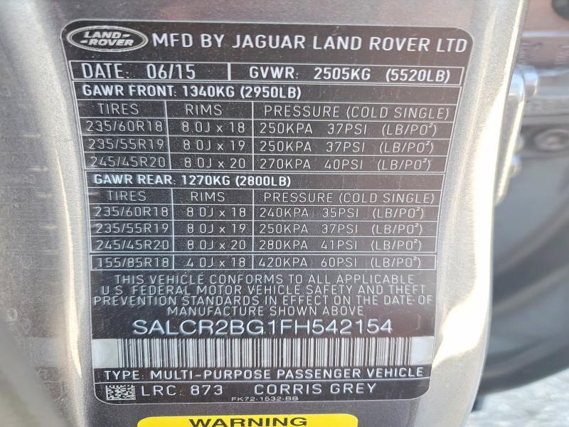 2015 Land Rover Discovery Sport hse