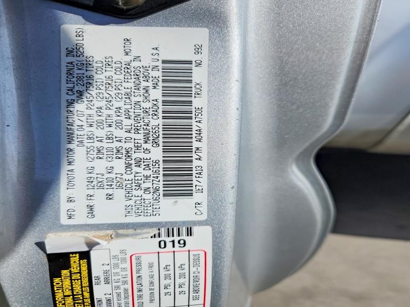 2007 Toyota Tacoma Prerunner Access cab