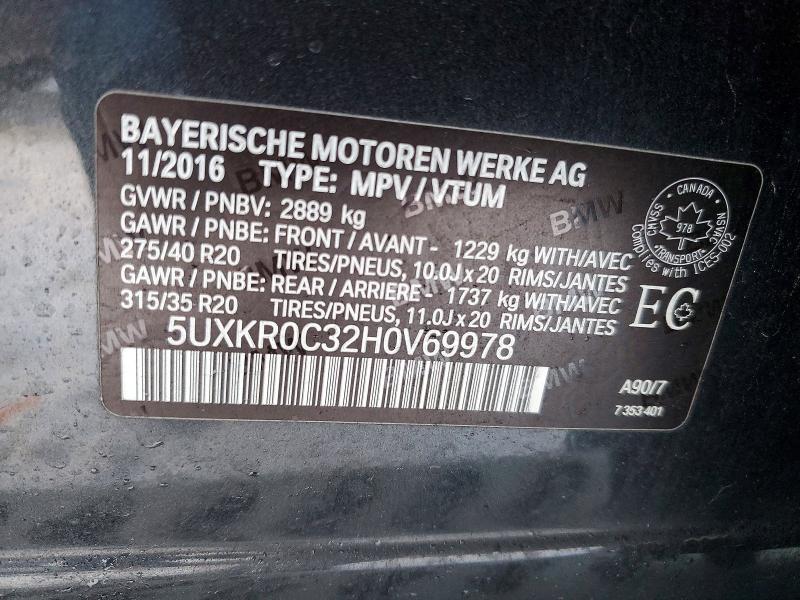 2017 BMW X5 Xdrive35i