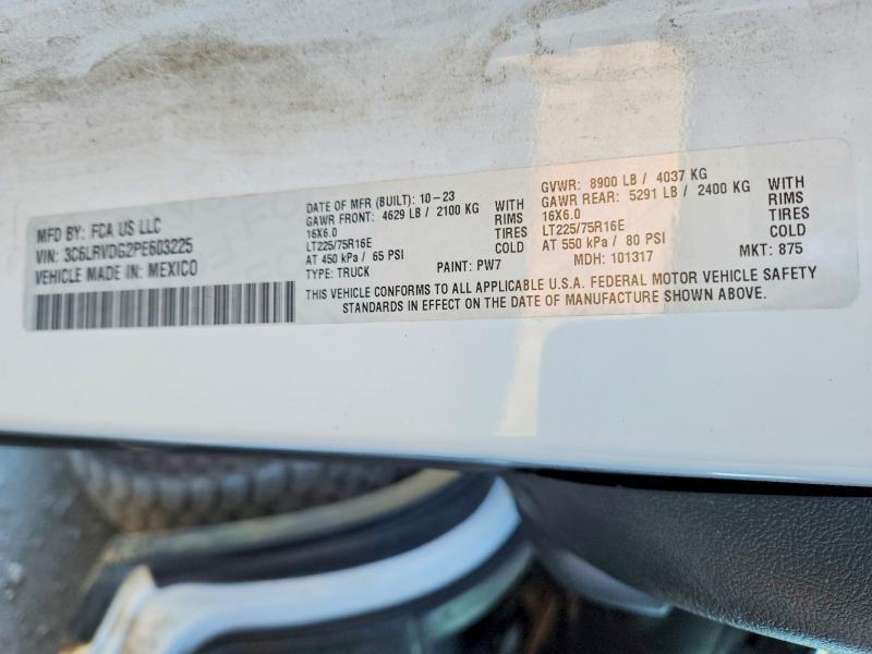 2023 Dodge RAM Promaster 2500 Delivery Van