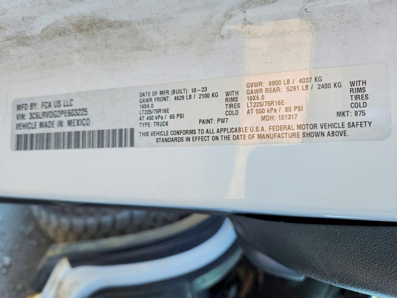 2023 Dodge RAM Promaster 2500 Delivery Van