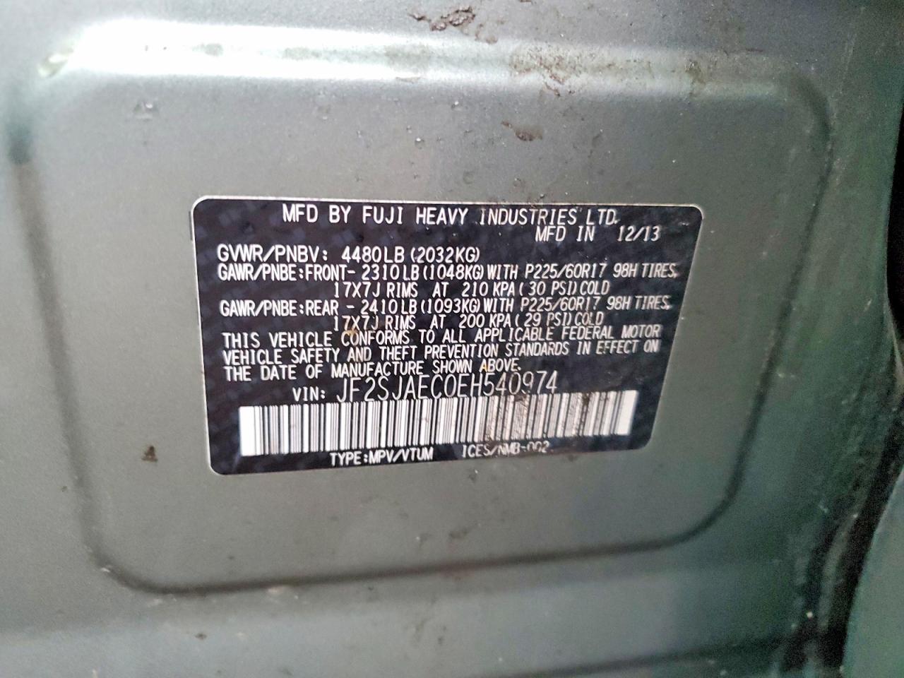 2014 Subaru Forester 2.5i Premium
