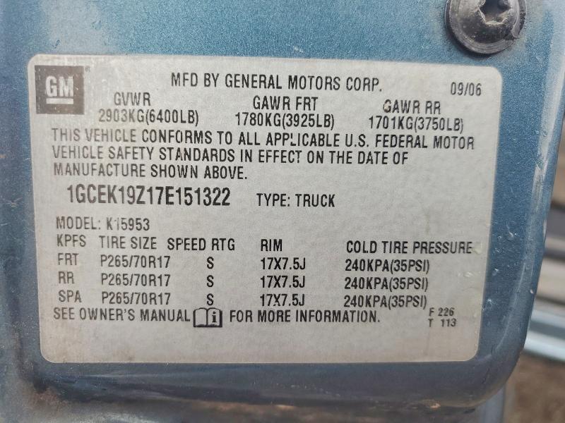 2007 Chevrolet Silverado K1500 Classic