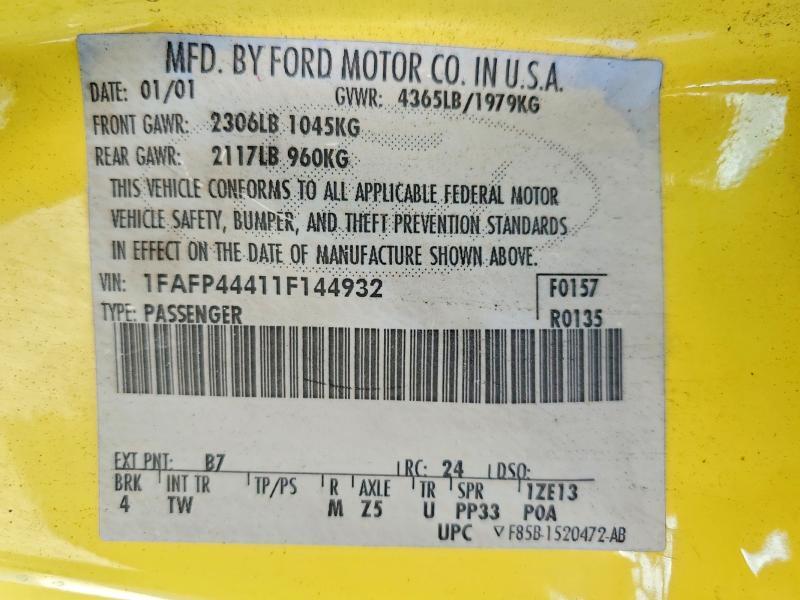 2001 Ford Mustang
