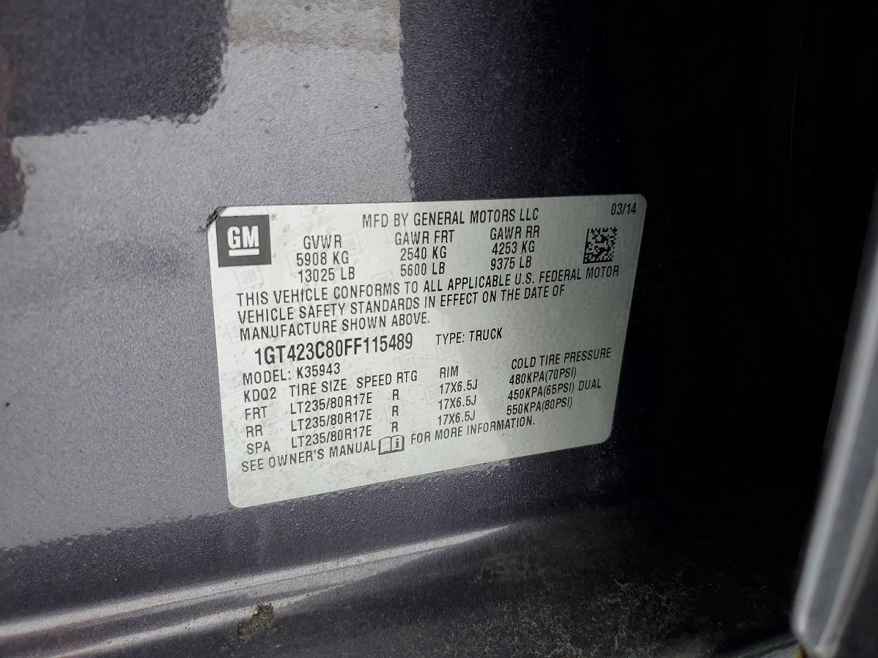 2015 GMC Sierra K3500 SLT