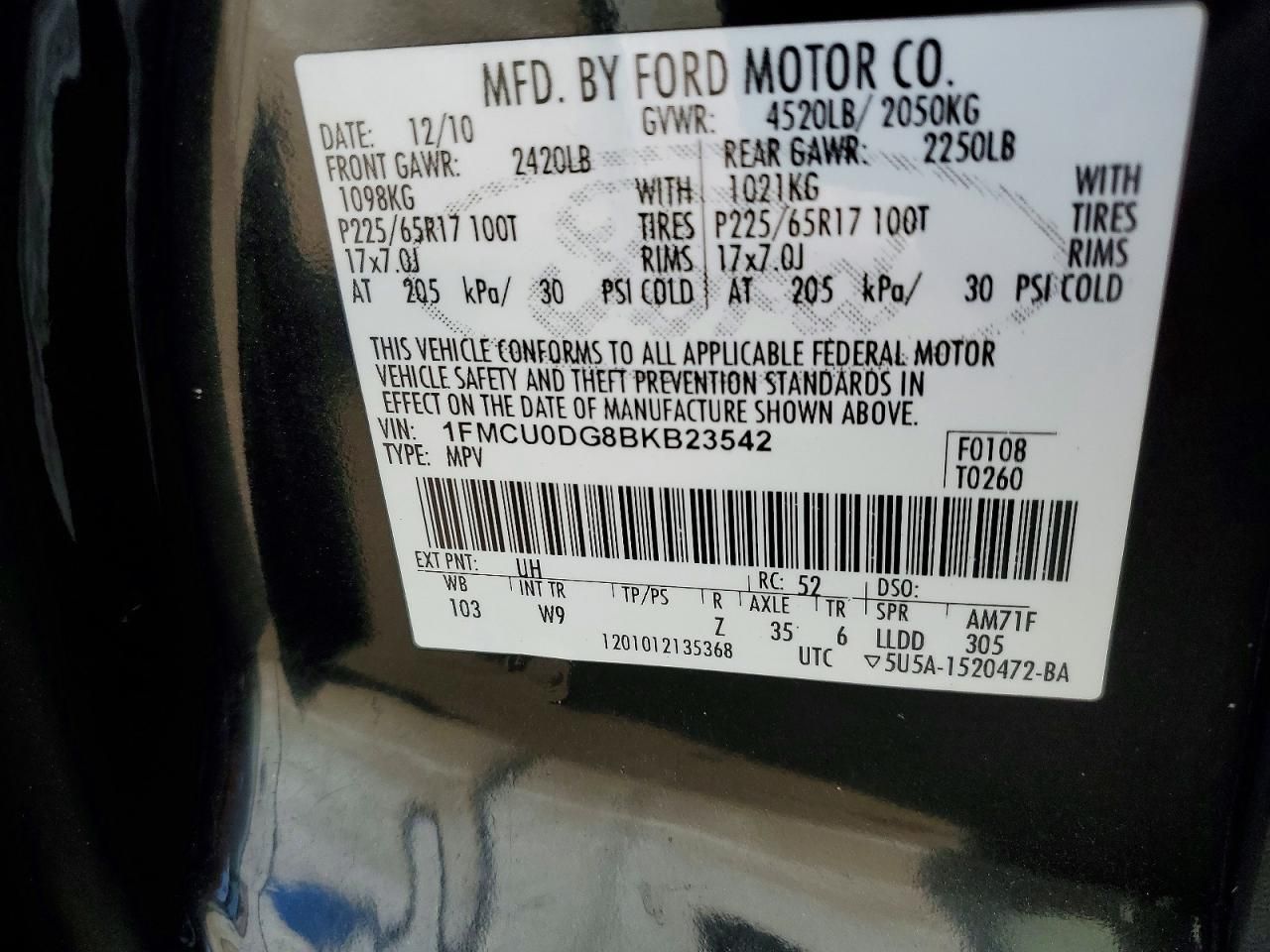 2011 Ford Escape xlt