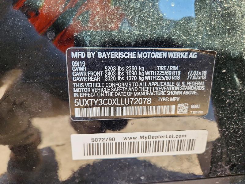 2020 BMW X3 Sdrive30i