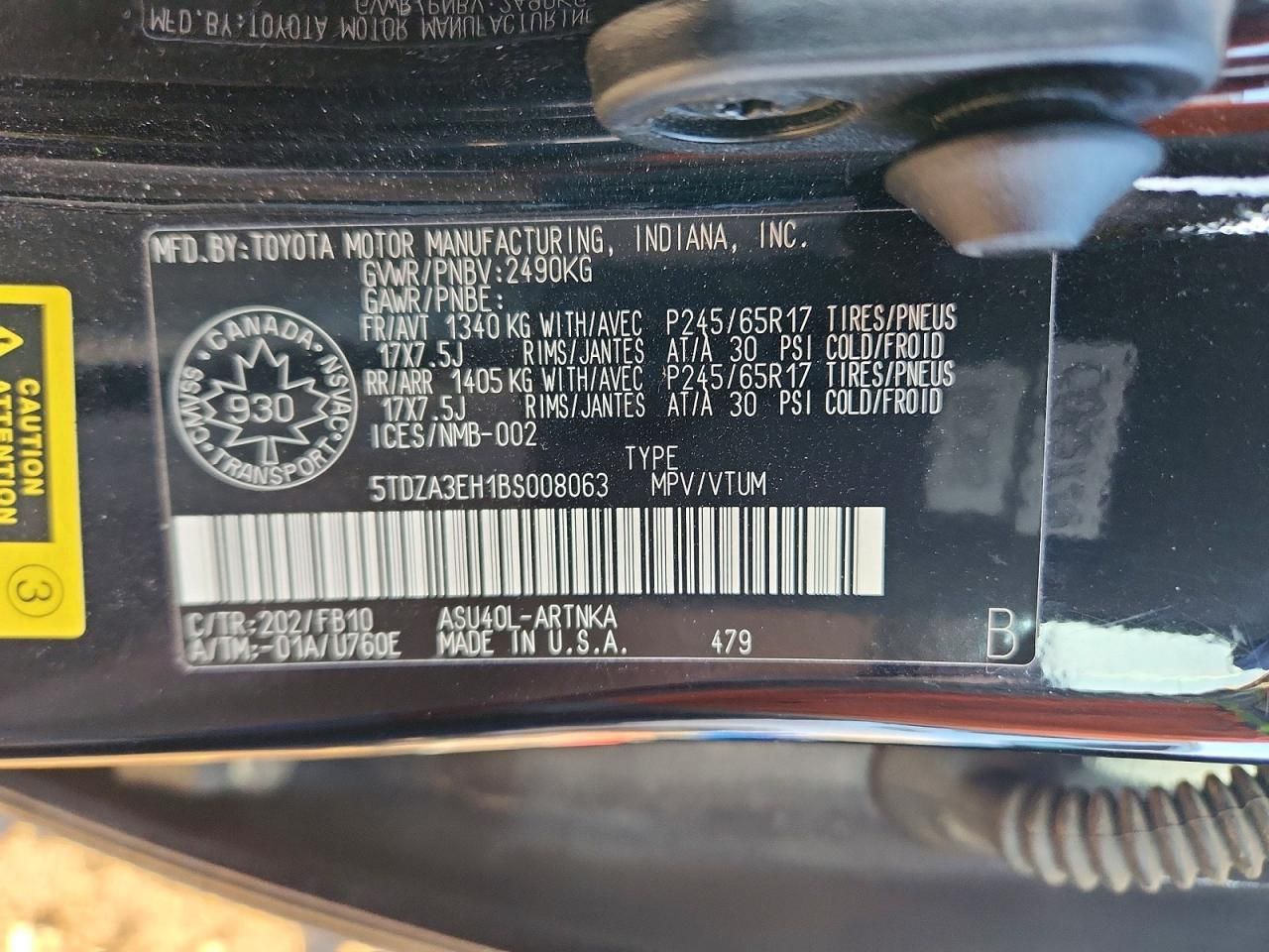 2011 Toyota Highlander Base