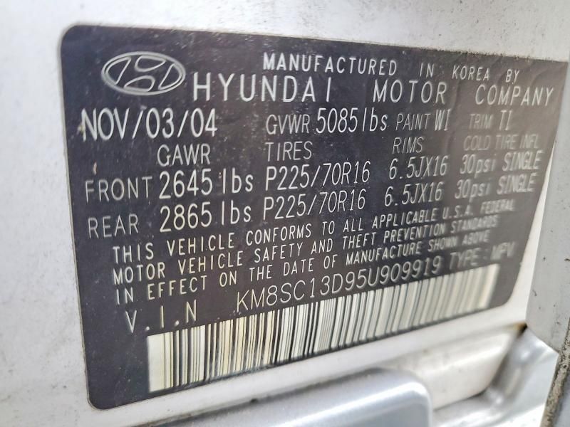 2005 Hyundai Santa fe gls