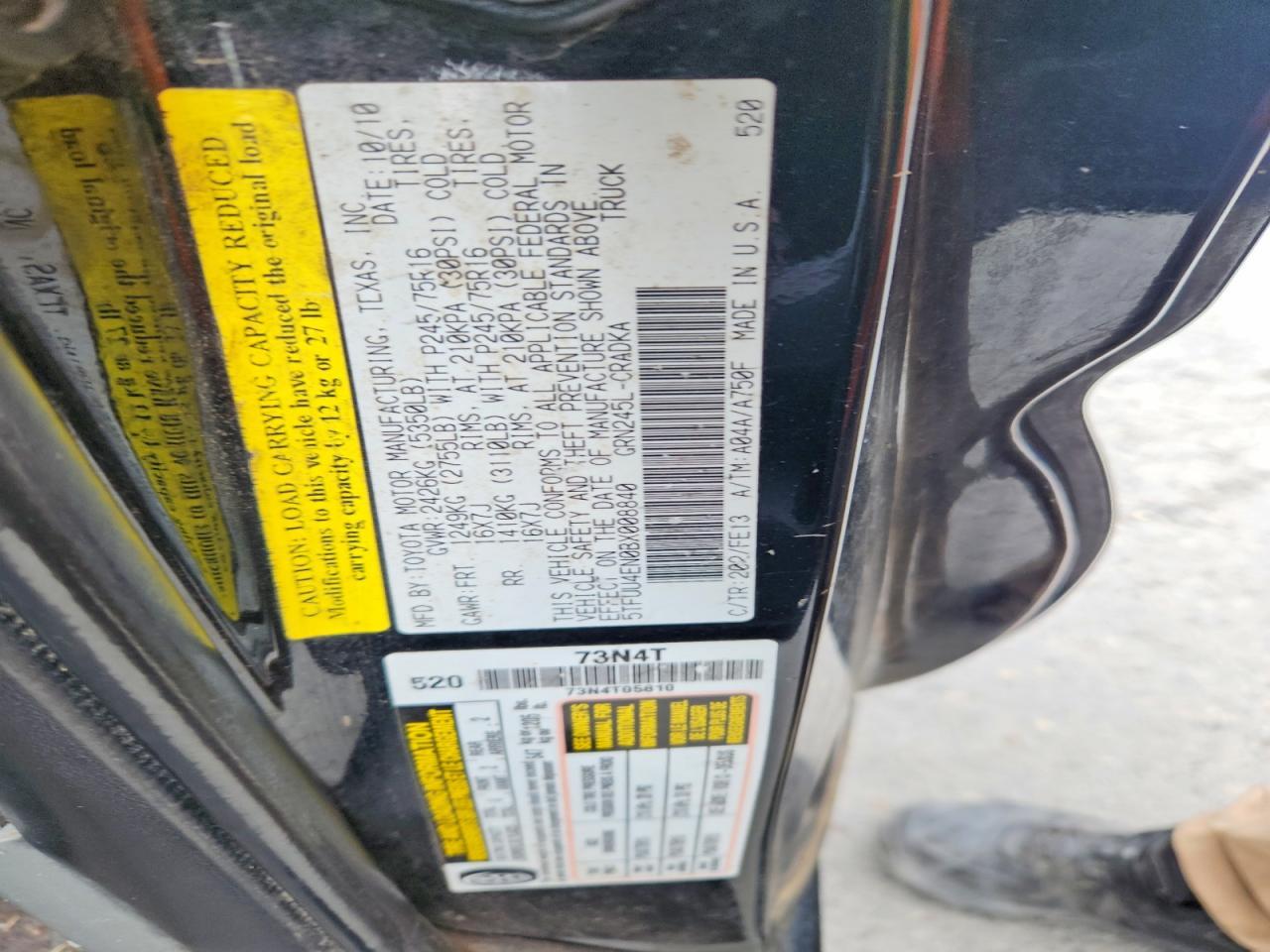 2011 Toyota Tacoma Access cab
