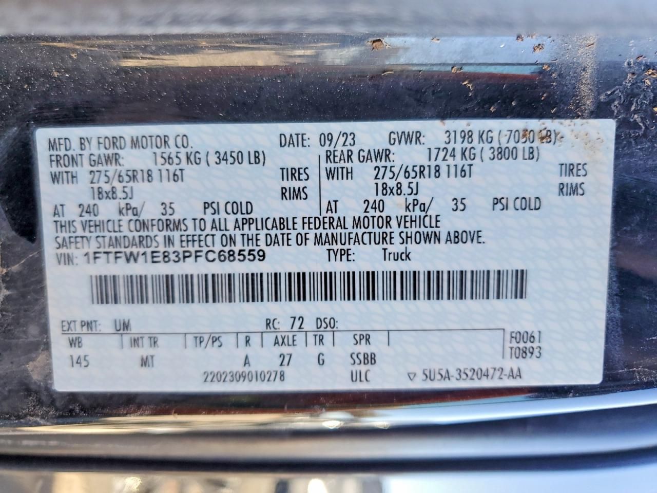 2023 Ford F150 Supercrew