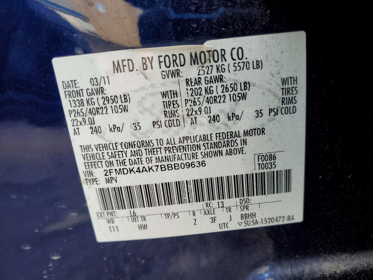 2011 Ford Edge Sport