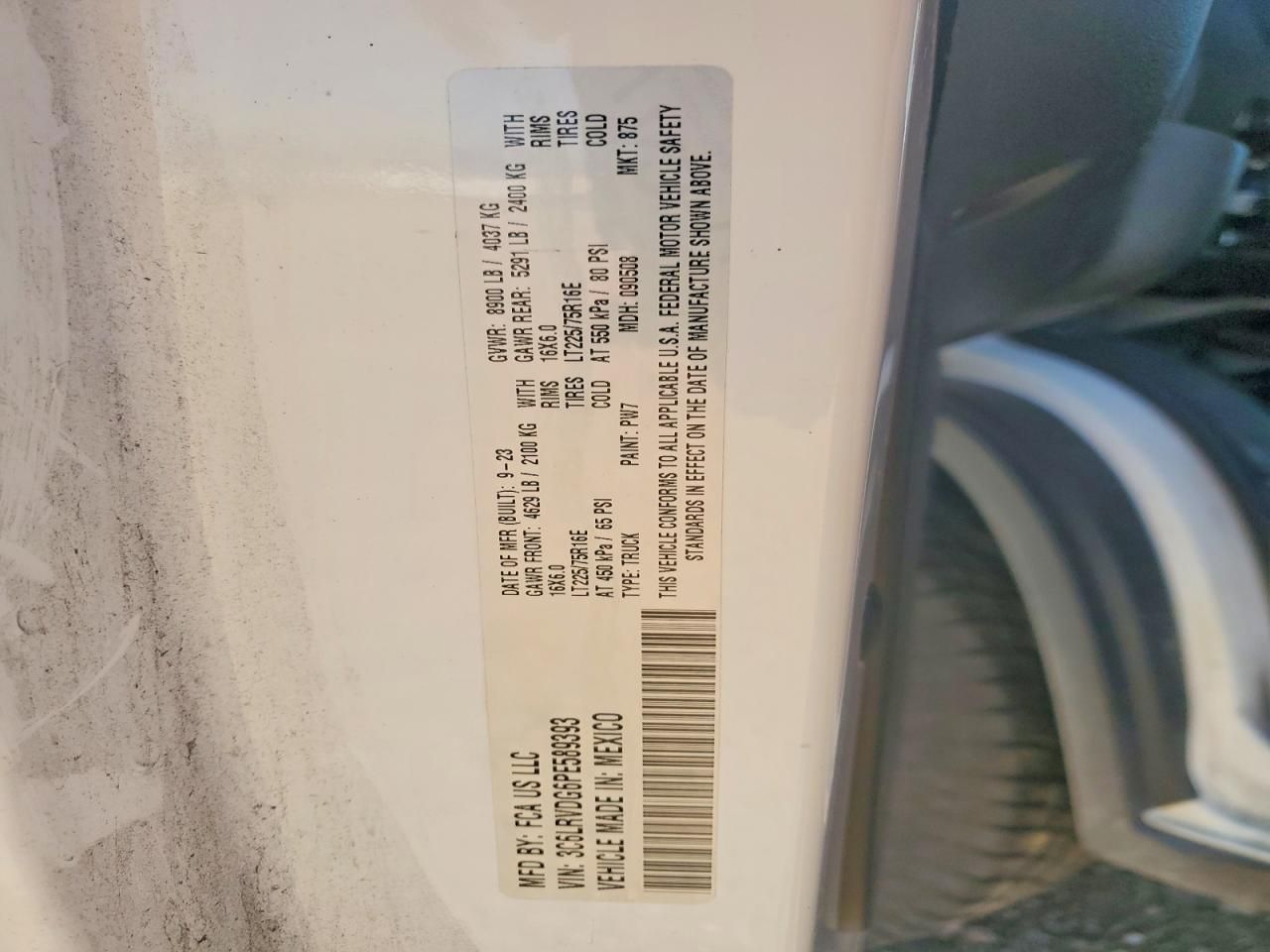 2023 Dodge RAM Promaster 2500 2500 High