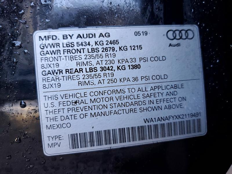 2019 Audi Q5 Premium