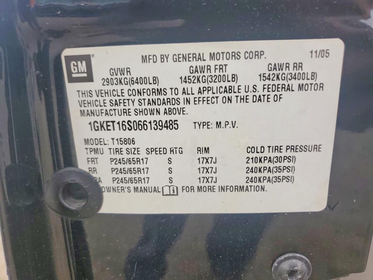 2006 GMC Envoy xl