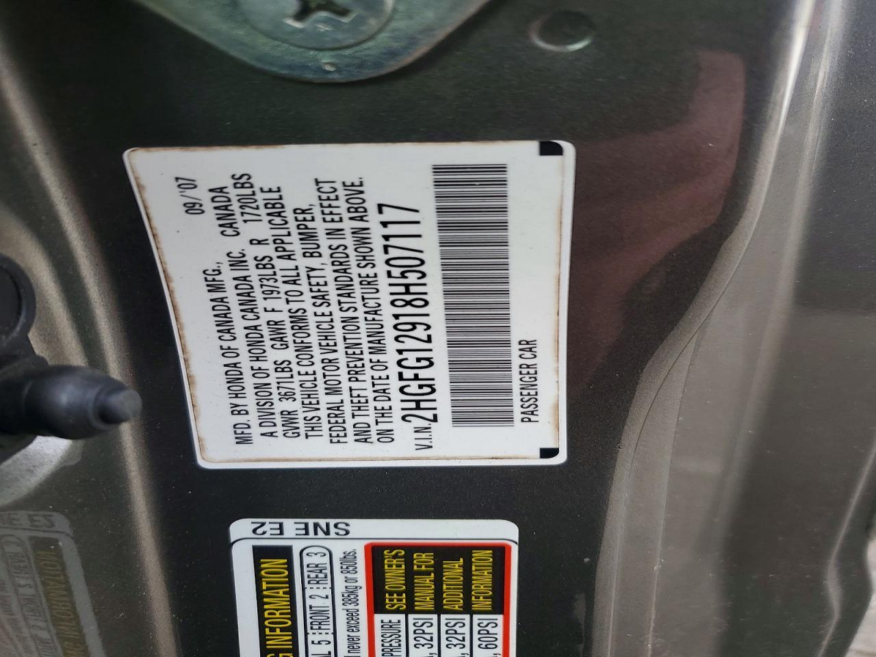 2008 Honda Civic exl