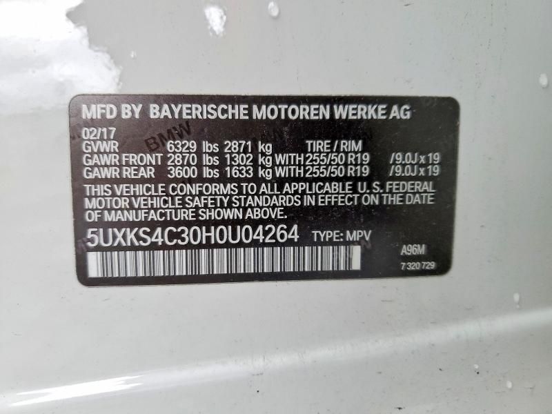 2017 BMW X5 Xdrive35d