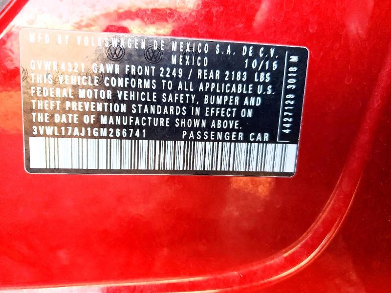 2016 Volkswagen Jetta sel