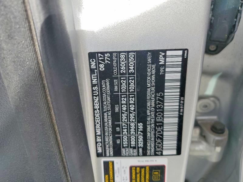 2018 Mercedes-Benz Gls 550 4matic