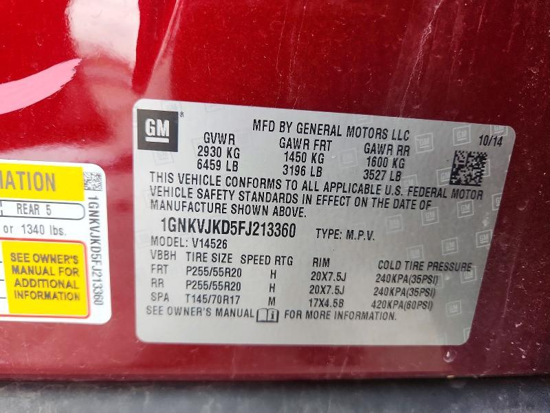 2015 Chevrolet Traverse ltz