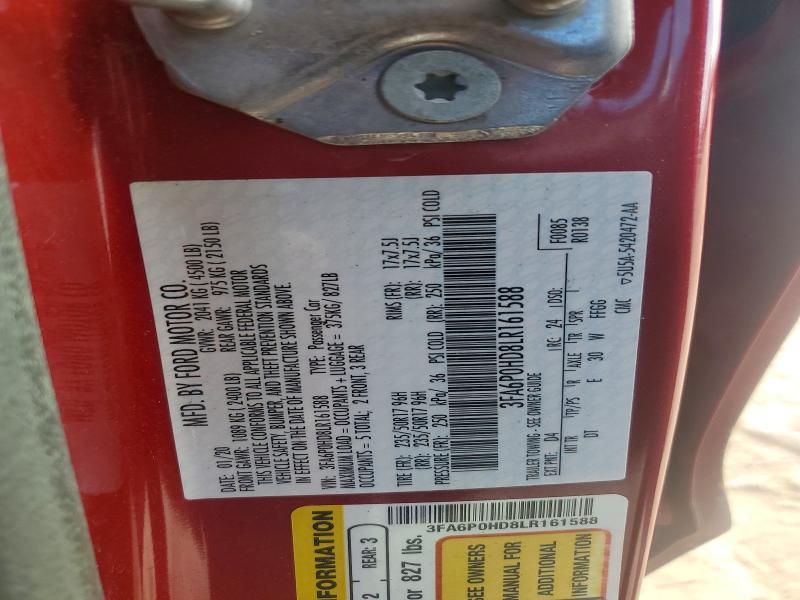 2020 Ford Fusion se