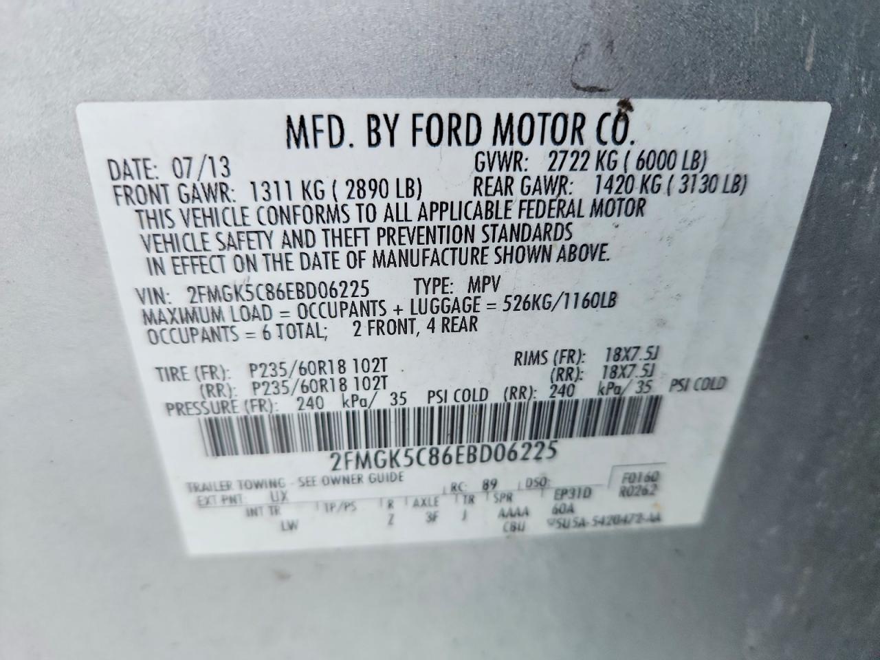 2014 Ford Flex sel