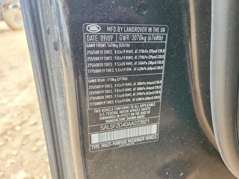 2010 Land Rover Range Rover Sport hse