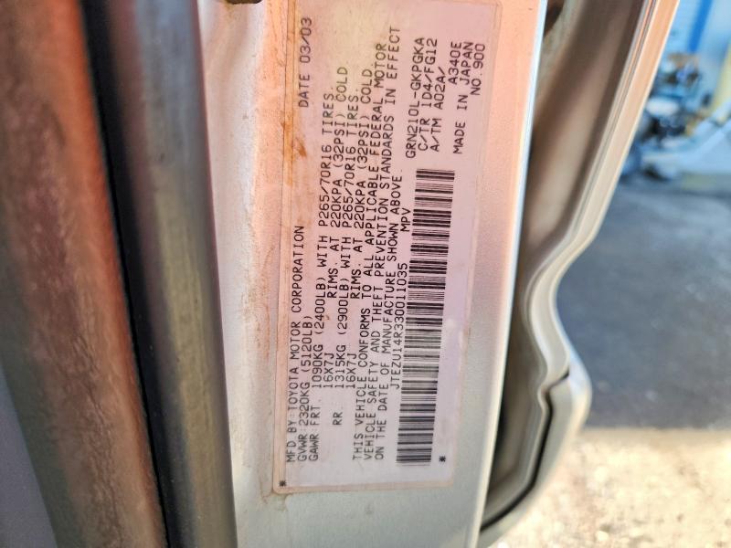 2003 Toyota 4runner SR5