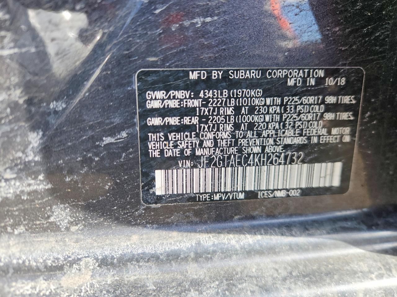 2019 Subaru Crosstrek Premium