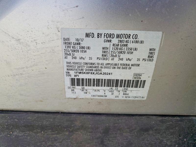 2018 Ford Explorer Limited