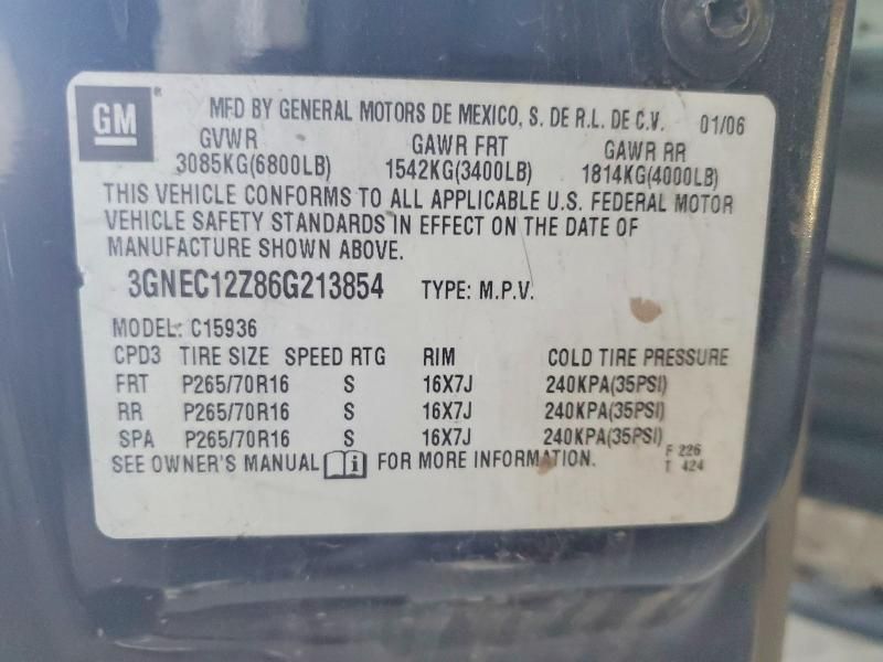 2006 Chevrolet Avalanche C1500