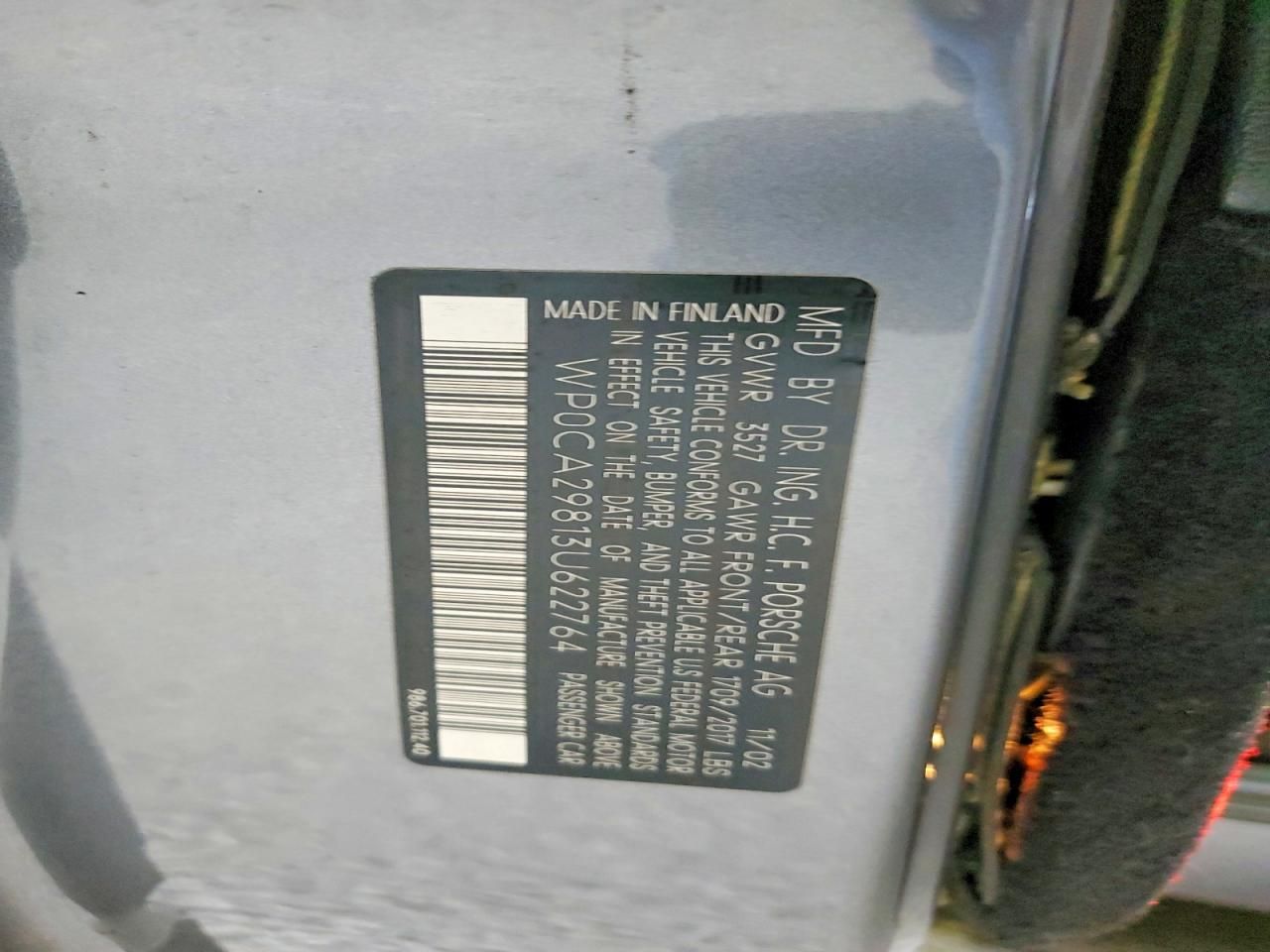 2003 Porsche Boxster