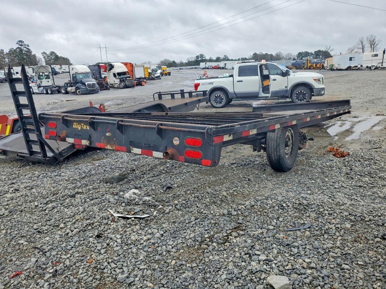 2018 Bigtx 2018 Bigtex 14OA-20BK-8SIR Equipment Trailer